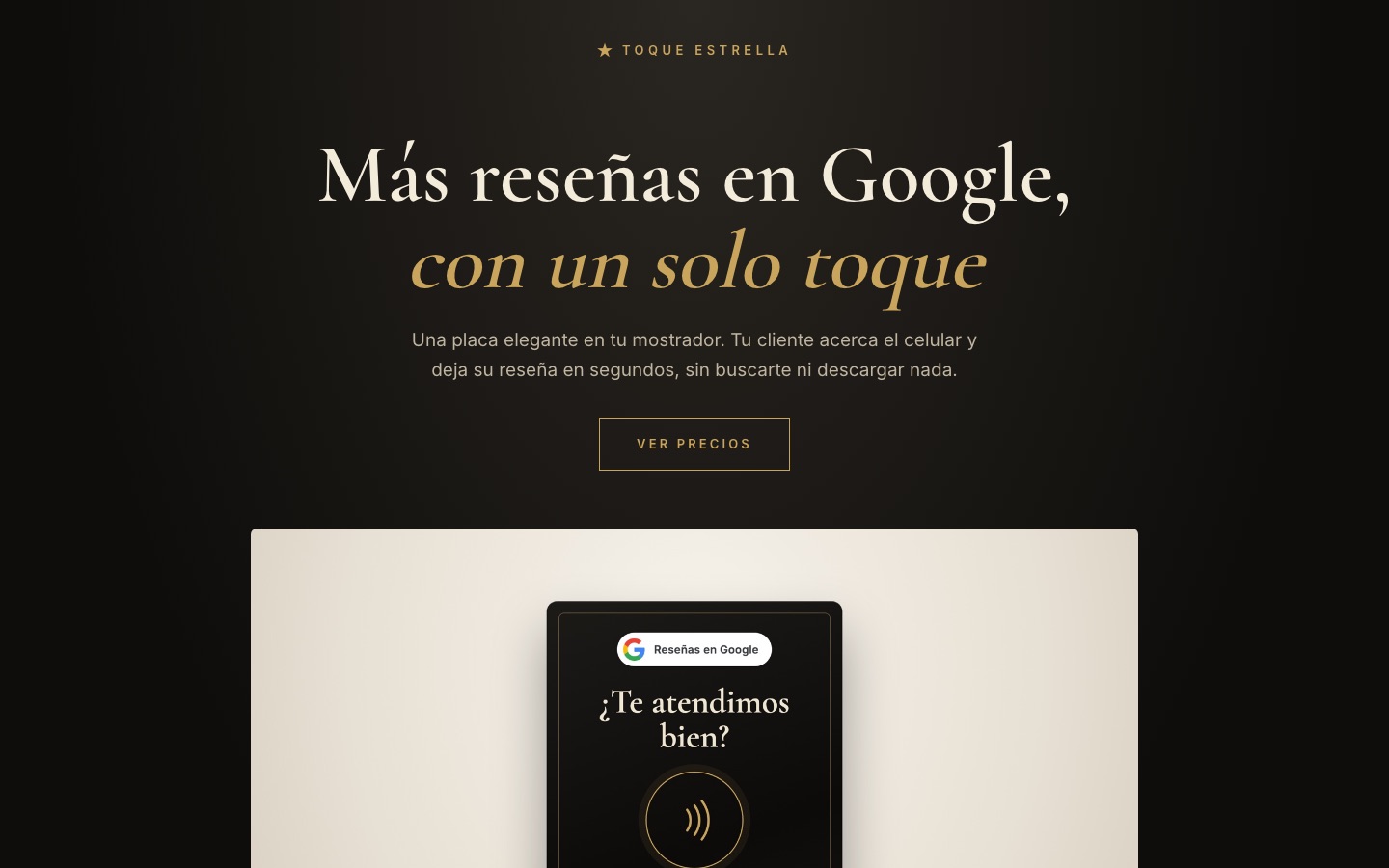 Web de Toque Estrella